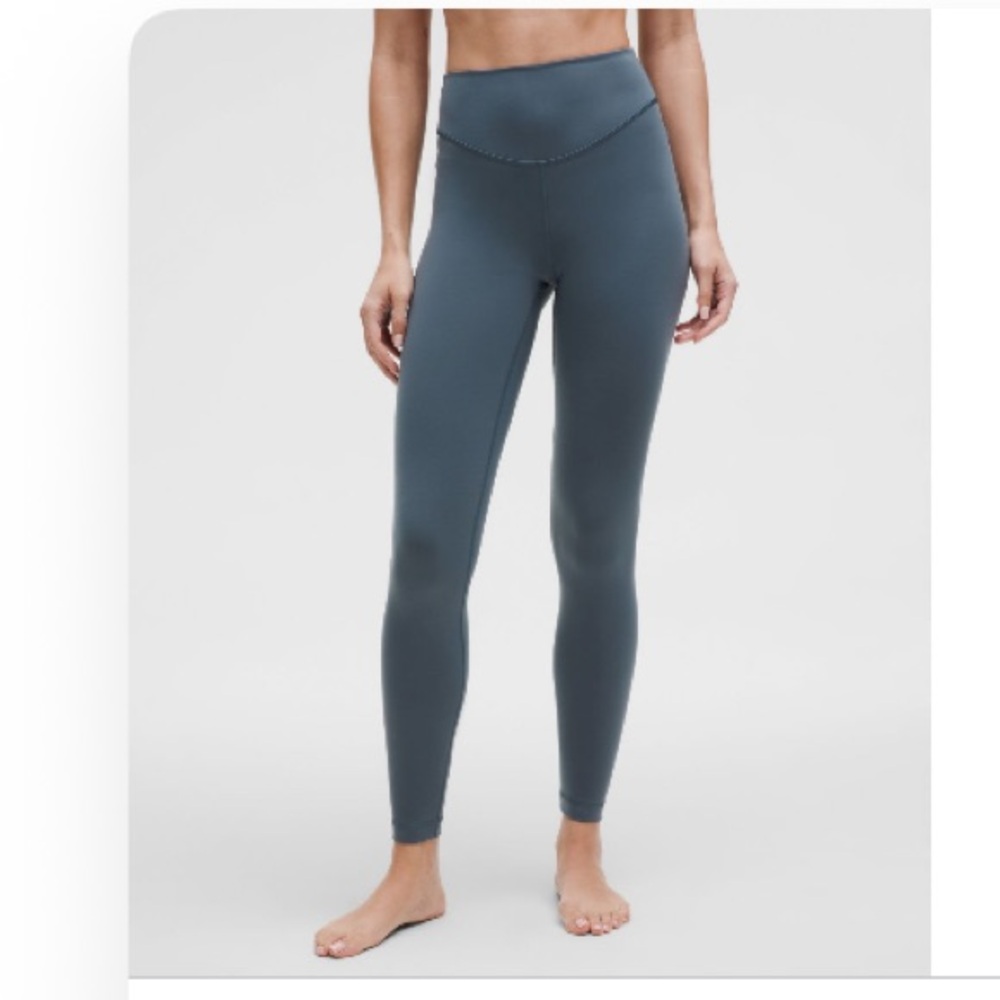 Lululemon Wunder Under SmoothCover High-Rise Tight 28" Iron Blue - 4